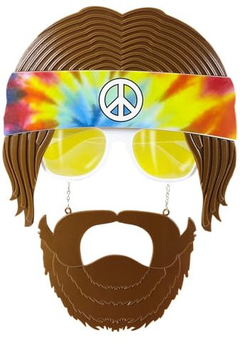 W WIDMANN MILANO Party Fashion - Lustige Brille, Spaß, Scherzartikel, Kostümzubehör, Accessoire, Karneval, Mottoparty