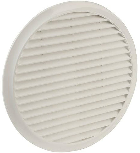 Wallair N33812 Lueftergitter Kunststoff Passend fuer Rohr-Durchmesser: 10cm