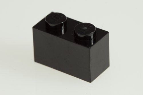 200x Lego Black 1x2 Bricks Super Pack