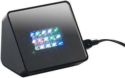 VisorTech Fake TV: Premium-TV-Simulator zur Einbrecher-Abschreckung mit 15 LEDs und Sound (Fernsehsimulation, Einbruchabschrecker, Zeitschaltuhr)