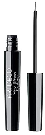 ARTDECO Vinyl Effect Eyeliner Long-Lasting - Flüssiger Eye Liner langanhaltend und wasserfest, glänzender Gloss Effekt, schwarz - 1 x 4,5 ml
