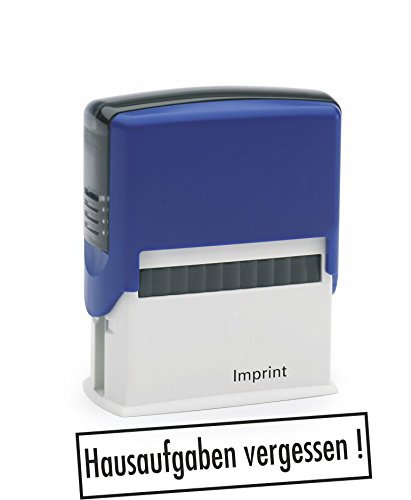 Sprüche-Stempel/Selbstfärber Hausaufgaben vergessen vom Kaufhaus2010