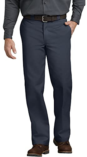 Dickies Men's Original 874 Work Utility Pants, Navy Blue, 38W / 32L