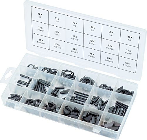 KS Tools 970.0520 Sortiment Spannstift/Seegering/Federkeile/E-Sicherungsring, 295-tlg