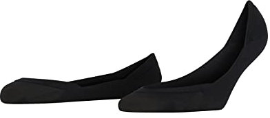 FALKE Damen Füßlinge Elegant Step W In extra low cut unsichtbar einfarbig 1 Paar, Schwarz Black 3009, 41-42