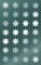 AVERY Zweckform 56 Aufkleber Weihnachten Sterne silber (Made in Germany, Weihnachtssticker Glanzpapier, selbstklebende Weihnachtdeko für Karten, Geschenke, Tüten) 2 Bogen/je 28 Sternsticker, 52810