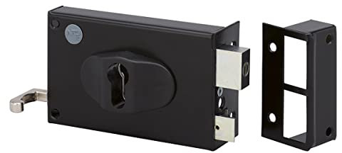 Metalux SSA45704 Serrure en Applique Horizontale-Réglable 52/60 mm-Tirage Droite-Cylindre euro-ND10 9770
