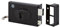 Metalux SSA45704 Serrure en Applique Horizontale-Réglable 52/60 mm-Tirage Droite-Cylindre euro-ND10 9770