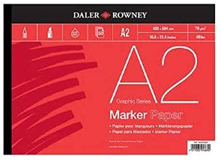 Daler - Rowney Bleed Proof A2 Marker Pad