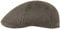 Stetson Flatcap Level Herren - Schirmmütze mit Baumwolle - Herrenmütze mit UV-Schutz 40+ - Mütze im Vintage-Look - Schiebermütze Sommer/Winter - Flat Cap braun XL (60-61 cm)