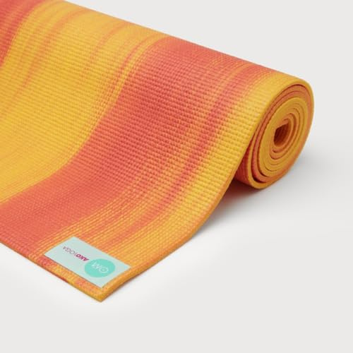Yogabox Yogamatte Rainbow, rot/orange