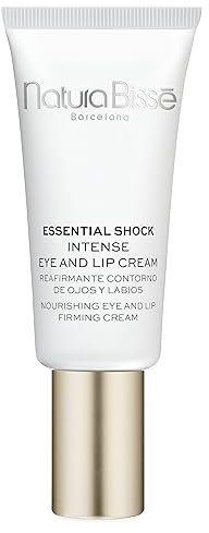 Natura Bissé Essential Shock Intense Eye And Lip Cream | Crème Contour des Yeux et des Lèvres Raffermissante à l'Huile de Rose Musquée, Vitamine E et Acides Aminés de Collagène et d'Élastine | 15 ml