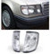 Carparts-Online Blinker Weiss Paar für Mercedes E-Klasse W124 C124 S124 85-95