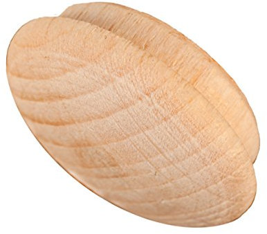 10 STK Abdeckkappen aus Fichte für Bohrloch 20 mm - Loch-Abdeckung Made in Austria - Kappendurchmesser 25 mm