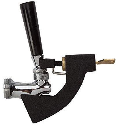KegWorks KegWorks Aluminum Draft Beer Tap Faucet Lock For Kegerators, Black