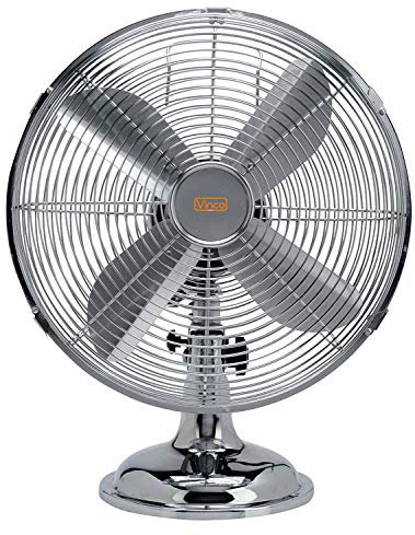 VINCO Ventilatore Cromato 40 CM da TAVOLA 70604