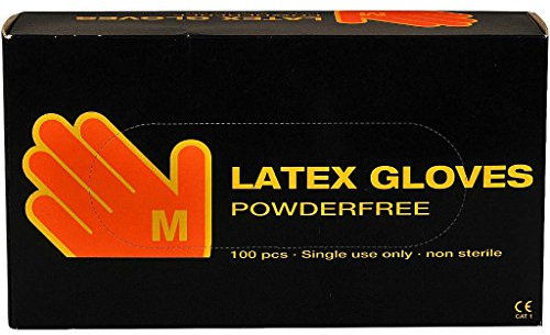 Abena Latex puderfrei Handschuhe, Medium, keine farbe