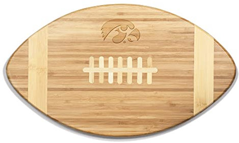 PICNIC TIME NCAA Iowa Hawkeyes Touchdown! Bamboo Cutting Board