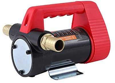 KATSU Pompa di Travaso Diesel, 175Watt 12V DC Autoadescante, Portatile, Olio Combustibile per Trattori Caravan Trucks Construction Machinery 482113