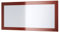 Vladon Spiegel Lima, Made in Germany, Wandspiegel mit Rahmen im modernen Stil, Bordeaux Hochglanz (89 x 45 cm)