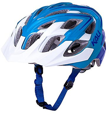 Kali MTB Helm Chakra Plus, White/Blue, XS-S (50-54 cm)