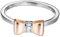 ESPRIT Damen-Ring JW52881 BI-COLOR 925 Silber teilvergoldet Zirkonia transparent Gr. 57 (18.1)-ESRG92769D180
