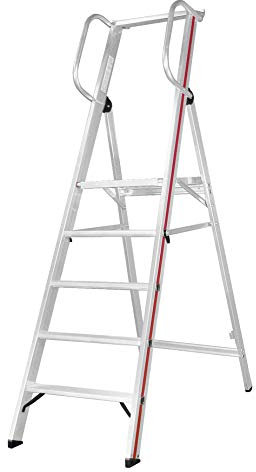 HYMER Plattformleiter mit Handlauf, 5 Stufen, 808005