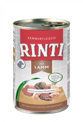 24er Pack Rinti Pur Kennerfleisch Lamm 400g
