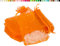 Creativery 10 Stück Organzasäckchen 10x15 cm Orange