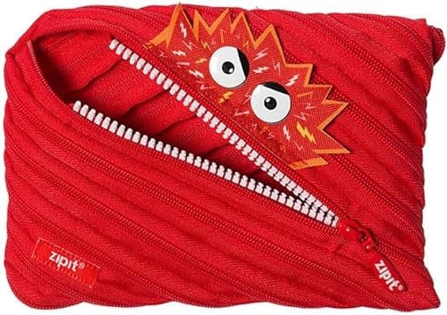 ZIPIT Talking Monstar Jumbo Federmäppchen, Rot