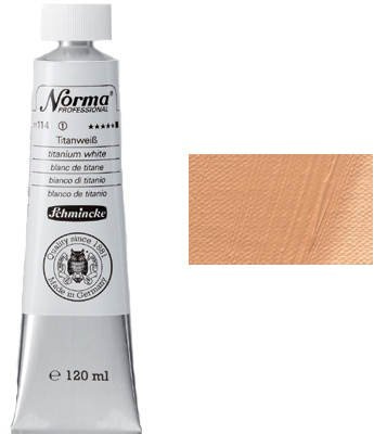 Schmincke : Norma : Professional Artists' Oil : 120ml : Burnt Ochre Light