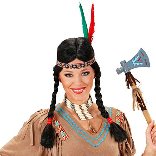 NET TOYS Indianer Schmuck Halskette Indianerschmuck Hals Kette Schmuckkette Accessoires Kostüm Zubehör Häuptling Halsschmuck