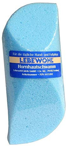 Lebewohl Hornhaut-Schwamm