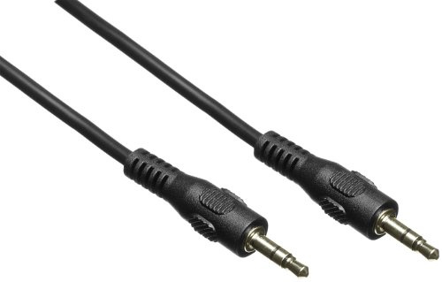 Kit 1 Metre AUX 3.5mm Audio Cable - Black