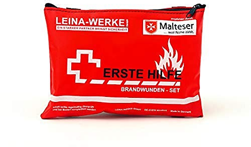 LEINAWERKE 41000 Brandwunden-Set, 2-farbig-rot, 1 Stk.