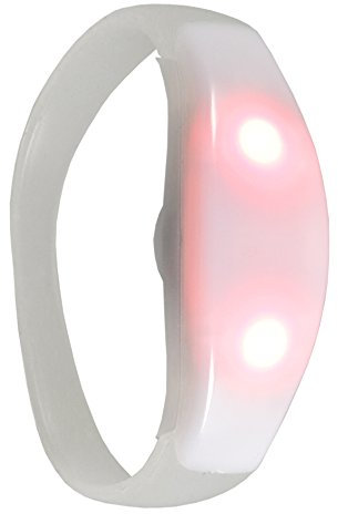 LED Leuchtarmband Silikon mit 2 RGB LED 15 Leuchtfarben sowie Farbwechsel einstellbar Led Armband Kinder Neon Armband Party