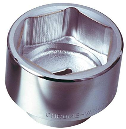 KS Tools 911.1070 - Douille 6 pans - 1'' - 70 mm - Version courte - En Chrome Vanadium - Finition satinée