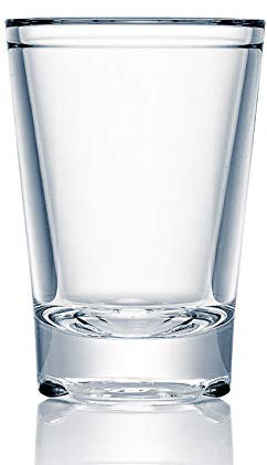 Strahl Barware - Bicchiere da shot in policarbonato, 50 ml, confezione da 12 bicchierini