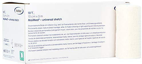 10 x MaiMed dauerelastische Binde universal stretch, Größen:10cm x 5m