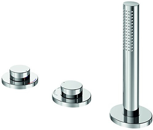 Keuco miscelatore per vasca Edition 400 51130, 3 fori per bordo vasca, cromato, 51530010500