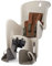 Kindersitz Hinten POLISPORT Bilby Creme/Braun gepäckträgermontage