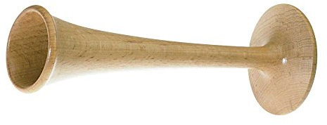 Behrend 1x Pinard Hörrohr Hebammenstethoskop 170mm Buchenholz Stethoskop Herztöne Horn