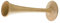 Behrend 1x Pinard Hörrohr Hebammenstethoskop 170mm Buchenholz Stethoskop Herztöne Horn