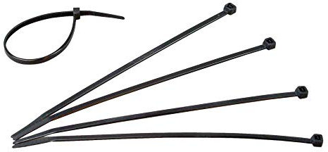 Kopp 328403099 Kabelbinder, UV- und witterungsbeständig 50 Stück, 200 x 4.6 mm, schwarz