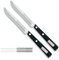 Güde Messer - Serie Universalmesser - Set Allzweck- und Steakmesser 2 tlg. - Klingen 11 cm - Feinverzahnung - Griff Kunststoff - 9300-11-2