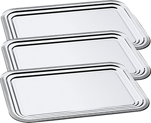 APS Partyplatte 3er Set CLASSIC 53 x 32,5 cm, Metall 395