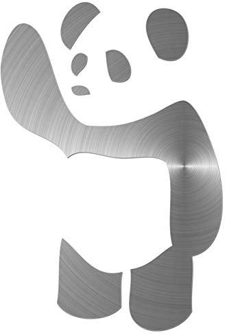 JasonCarlMorgan All Purpose 75mm Waving Panda Car Phone Window Laptop Wall Vinyl Sticker, CHR