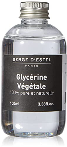 Glycérine Végétale 100ml 100% Pure et Naturelle. Actif de soin Hydratant Lissant Assouplissant. Base Adoucissante Préparation Cosmétique Maison.