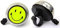 Widek Unisex, Jugendliche Smiley Bicycle Bell Green Yellow Fahrradklingel, rosa, grün/pink/orange/gelb, Einheitsgröße