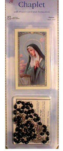 Sieben Schmerzen Mariens Chaplet mit Gebet, importiert Made in Italien